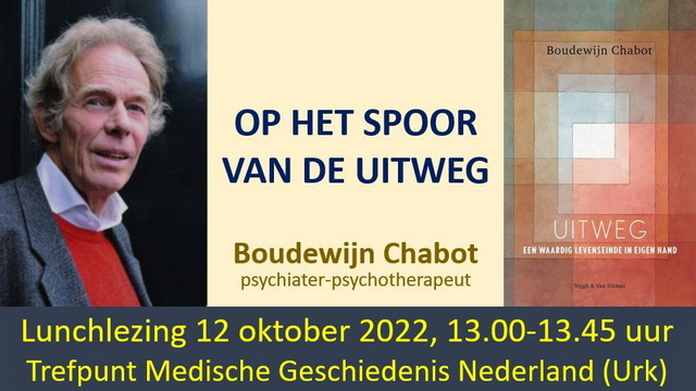 TrefpuntMGN's tweet photo. Morgen lunchlezing door Dr. B. Chabot. Het 'Chabot-arrest' (1993) behoort tot de markeringspunten in de gesch. van de euthanasiepraktijk. 
Deze lezing is via livestream te volgen.
Voor meer info zie onze website https://t.co/jyf2qH8NSD https://t.co/YOEsk77bpE