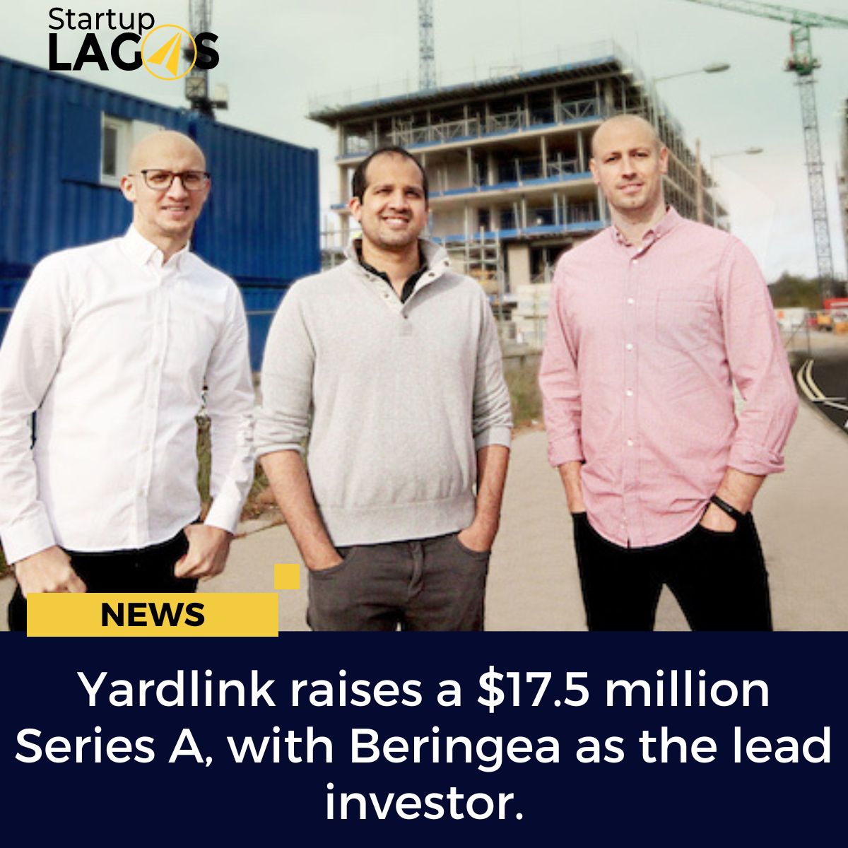Beringea has led <a href="/YardLink1/">YardLink</a>'s $17.5 million Series A funding round. The sum takes the company's total fundraising far to $24 million, as reported today.