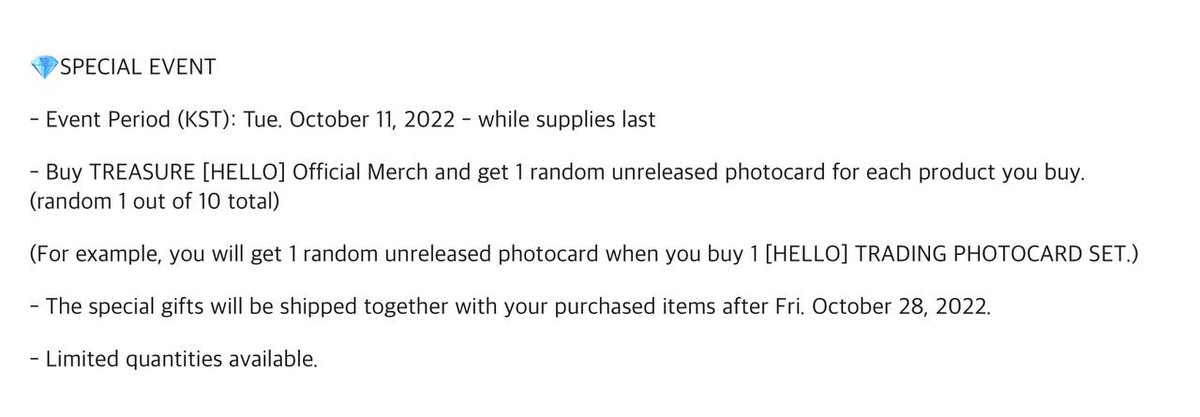 Station1988PH's tweet photo. WTS LFB 

TREASURE HELLO MD
-Direct site
-Normal ETA

DOO: OOS
DOP: Oct 30
dm us to avail. https://t.co/0rIO0HN9rH