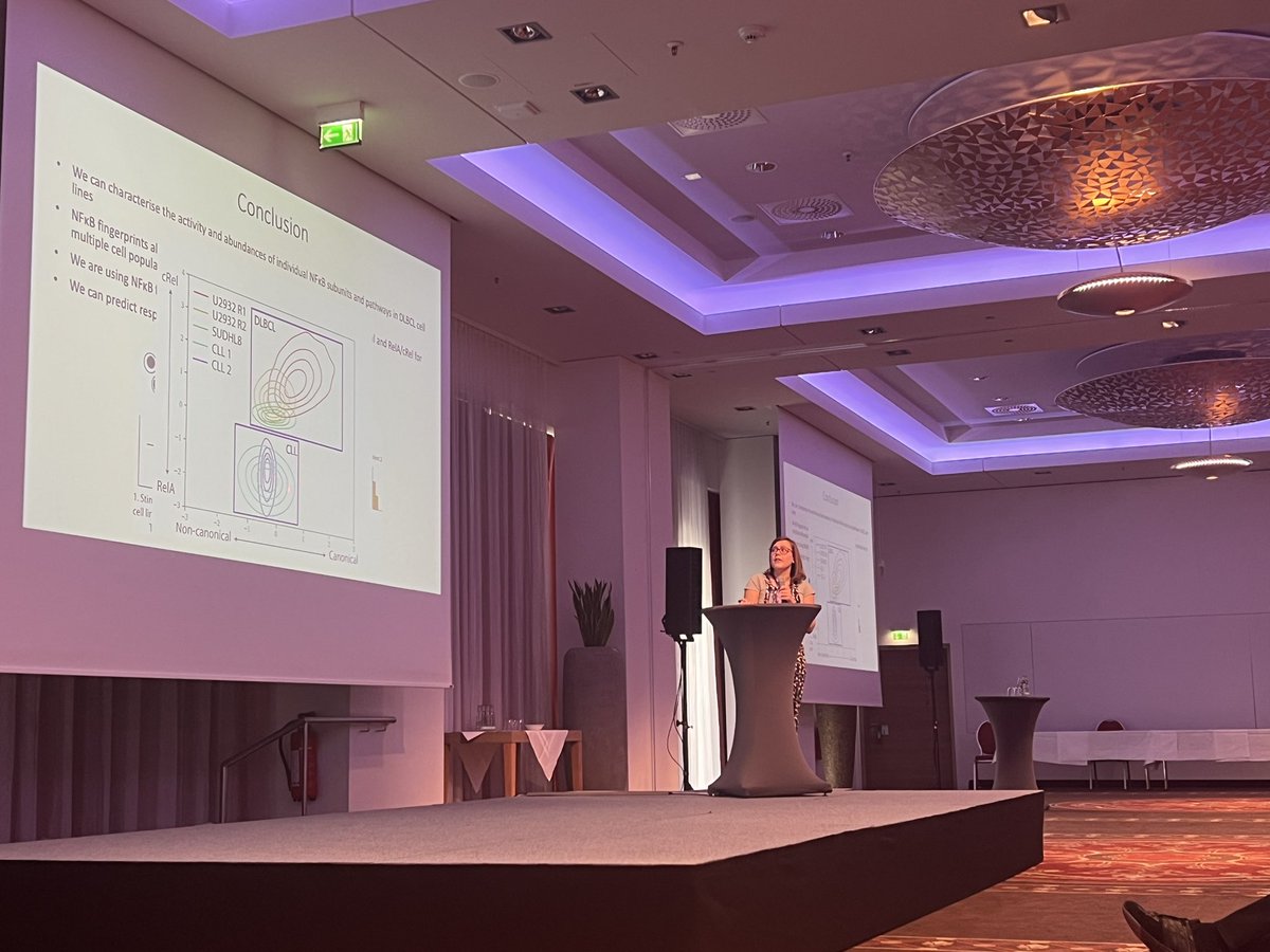 Simon Mitchell (@siftw) on Twitter photo .<a href="/ejayawant/">Dr Eleanor Jayawant is on BlueSky</a> just shared her exciting updates on characterising and modelling NFkB in blood cancer with #ICSB2022
She did us proud as always 💪 .<a href="/ejayawant/">Dr Eleanor Jayawant is on BlueSky</a> just shared her exciting updates on characterising and modelling NFkB in blood cancer with #ICSB2022
She did us proud as always 💪