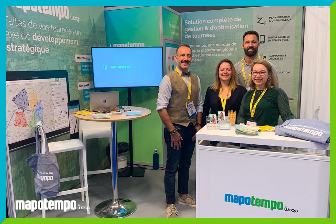 MapobyWoop's tweet image. 🚀 Retrouvez nos experts #lastmile aujourd’hui et demain au @Salon_Mobility au stand F08 !
👉 Démos live de notre outil de gestion et d’optimisation de tournées @Mapotempo intégré au #DMS unifié WOOP !
@letswoopit #livraison #DernierKm #planification #optimisationdetournées