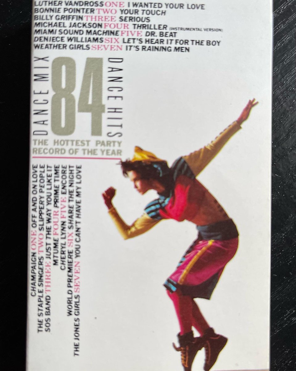 Poplifer73's tweet photo. Tuesday.
Dance Mix - Dance Hits 84.
Epic Records.
What’s your favourite track?
#Cassette #DanceCompilation #MusicCassette #MusicCollection https://t.co/WmShG1032k