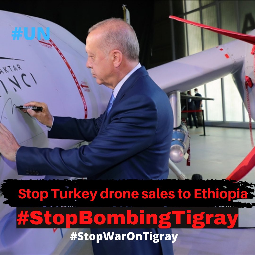 #UAE & #Turkey are providing #Abiy & #Isaias with armed drones and military personnel to operate it in support of #TigrayGenocide.   
@POTUS @SecBlinken @MikeHammerUSA
@SecBlinken @amnestyusa
@EU_Commission @JanezLenarcic #WMHD2022 #TigrayUnderAttac #Stopbombing @tgray