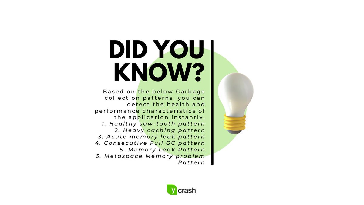 ycrash_rca's tweet photo. In this video, let us share these interesting Garbage collection patterns that have intrigued us in detail: https://t.co/HwMnJCtNGa #application #troublehooting #performance #memoryleak #metaspace #GClogs #gcpattern #pattern #gc https://t.co/iFWxrb7uDB