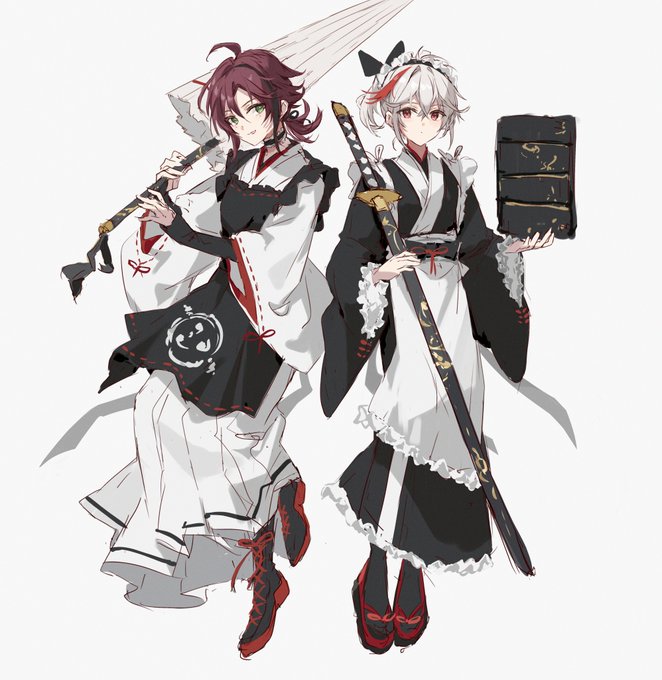 メイドの万葉と平蔵#原神 #GenshinImpact 