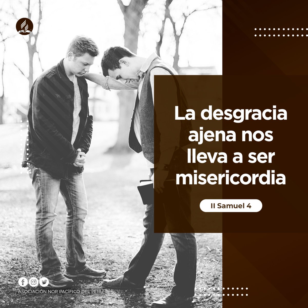 AdventistasANoP's tweet image. #2Sam4
"David respondio: Malvados que han asesinado a un hombre inocente mientras éste se hallaba acostado y en su propia casa. Por lo tanto, ¡Voy a borrarlos de este mundo!"

Tomar la venganza por uno mismo nunca será conveniente. En Dios obtendremos la verdadera justicia.
#rpsp