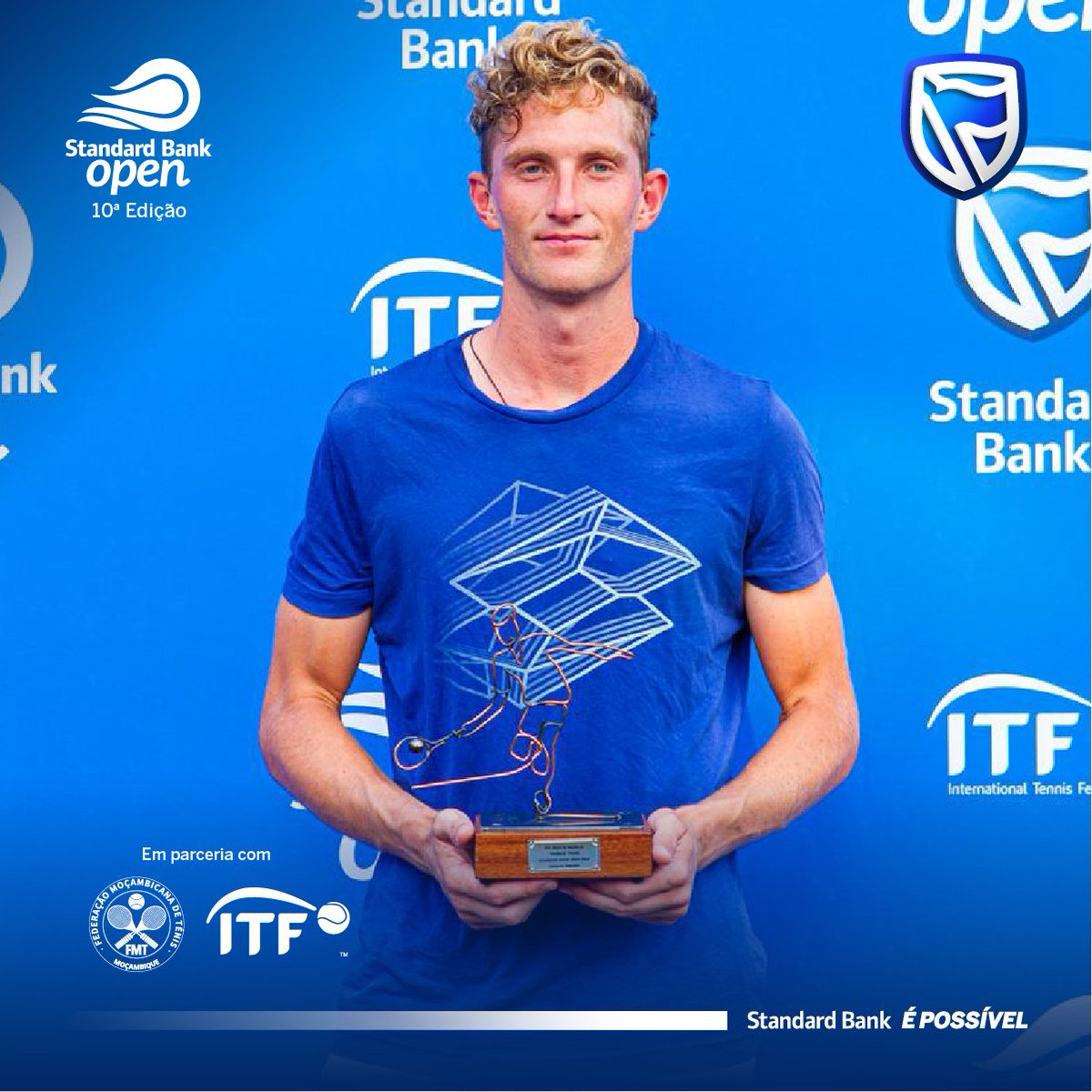 StandardBankMZ's tweet photo. Iniciámos o Future 2!
No Future 1 tivemos uma sessão de partidas emocionantes que culminaram com a vitória do Kris Van Wyk em singulares e da dupla Mehluli Sibanda e Alec Beckley em pares.
Confira algumas imagens do evento!

#StandardBank #StandardBankOpen #Ténis #itf #itftennis https://t.co/TZ7Fole1tM