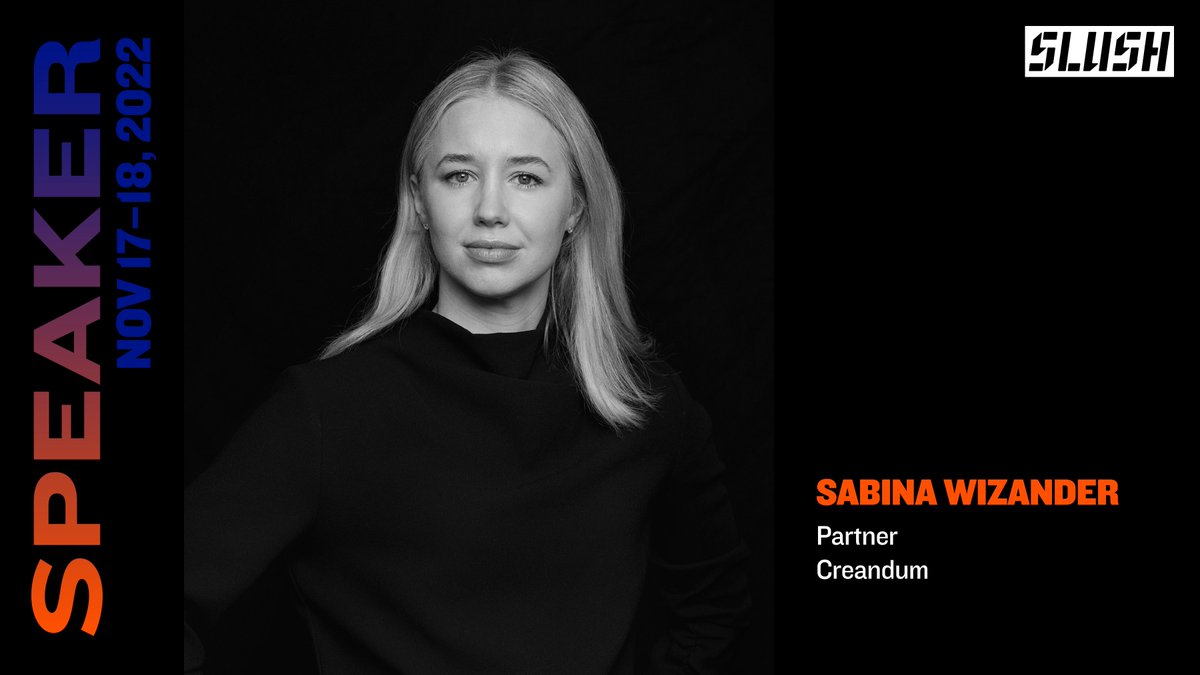 Creandum (@creandum) on Twitter photo The world's leading startup event, <a href="/SlushHQ/">Slush</a>, is upcoming shortly and we are pumped to have our partner <a href="/SabinaWizander/">Sabina Wizander</a> speaking at this year's event!
Together with <a href="/KRYcare/">Kry</a>'s co-founder <a href="/jschildt/">Johannes Schildt</a>, she will discuss how to scale a company through regulation.
See you in Helsinki! The world's leading startup event, <a href="/SlushHQ/">Slush</a>, is upcoming shortly and we are pumped to have our partner <a href="/SabinaWizander/">Sabina Wizander</a> speaking at this year's event!
Together with <a href="/KRYcare/">Kry</a>'s co-founder <a href="/jschildt/">Johannes Schildt</a>, she will discuss how to scale a company through regulation.
See you in Helsinki!