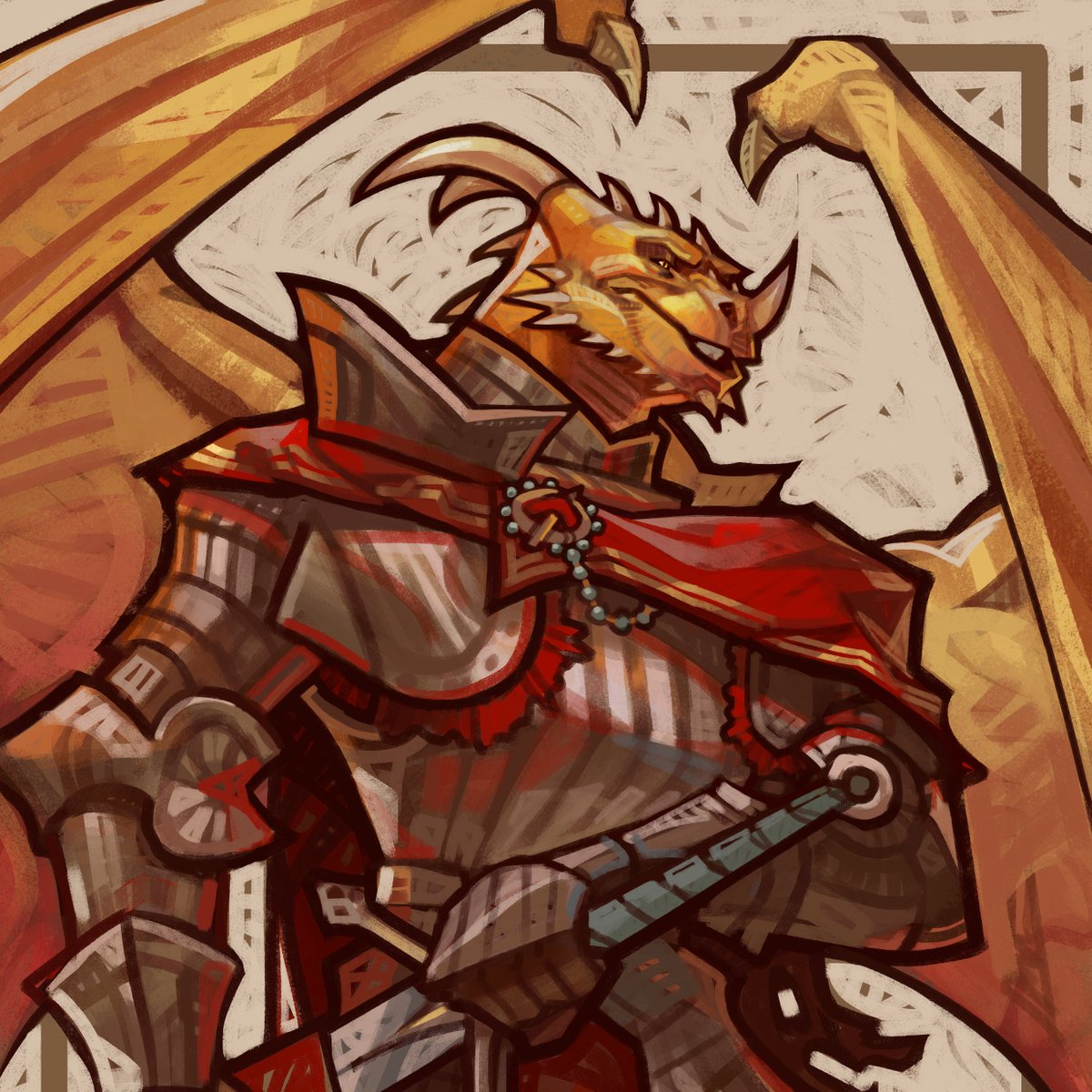 SquiddrzA's tweet image. Hiya #PortfolioDay 
I&apos;m Squid, a British painter interested in fantasy, furries and historical art!