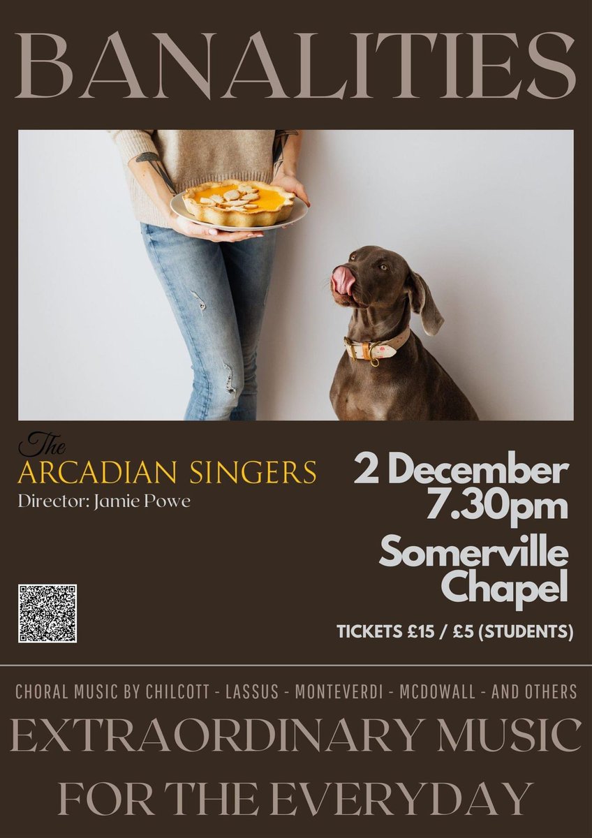 We are delighted to announce our next concert! Tickets and further info: arcadiansingers.co.uk