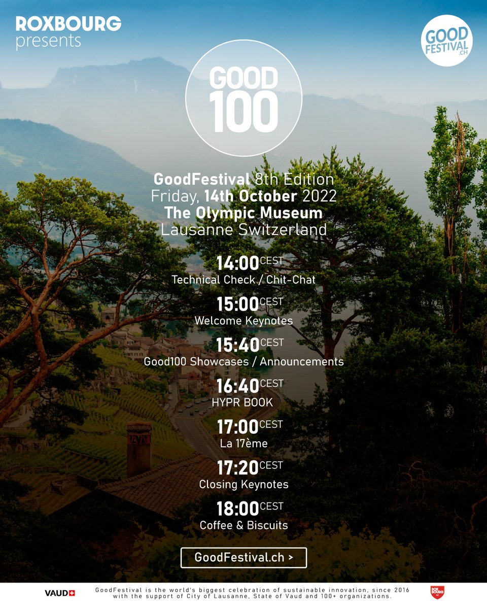 GoodPowWow's tweet photo. Folks, the invitations for the GoodFestival 8th Edition, 14th of October 2022 have been sent; the agenda is set.
Check out https://t.co/9ymL3MicbY for the full agenda.
#GetGoodDone https://t.co/FOE5TllcQc