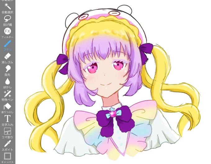 プリマジ51話観ました。゜゜º(゜'ω`゜)º゜゜。最後の最後とんでもない爆弾おいていきやがって…2期待ってます!!!らくがき〜はにたん 