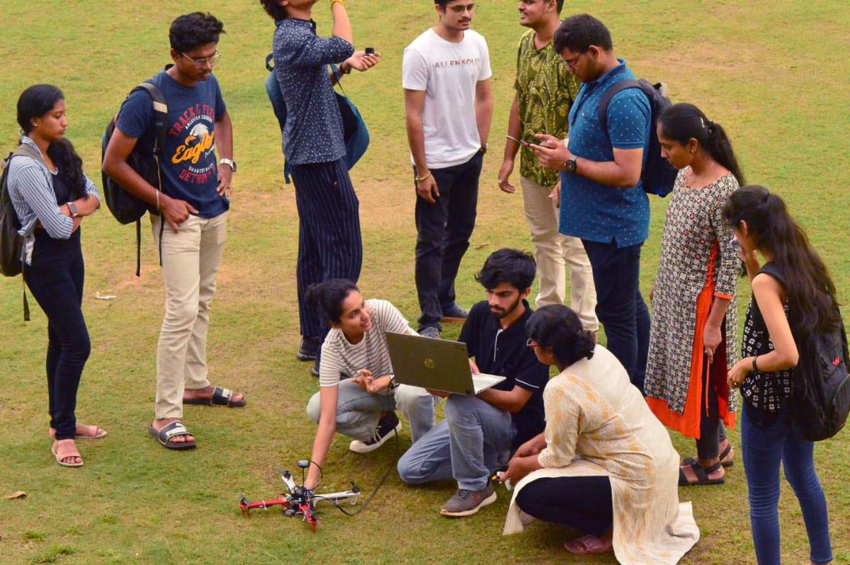 nmamitnitte's tweet photo. A glimpse of the Quadcopter Workshop organised by the Aero Club of NMAMIT. UAV building, Flight Controller Calibration, Mission Planning, Bench Testing, and Simulation were the topics covered during the workshop. 
#nitteengineering #NITTEUniversity #NMAMIT #aeroclub #workshop2022 https://t.co/BW66zsPwMJ