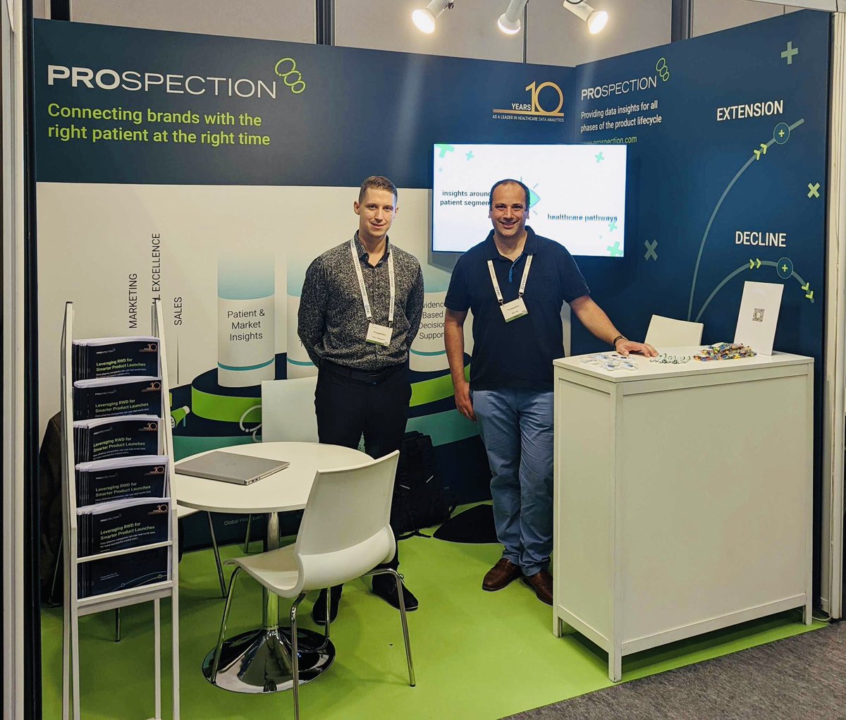 <a href="/_Prospection/">Prospection</a> Alex Ide, Adam Marsh and Piotr Wargocki at <a href="/Reuters/">Reuters</a> #REpharma22, Europe. Drop by for a quick platform tour and discover how we deliver #RWE from #RWD across the world. Now showcasing #HeartFailure and #Crohns insights.