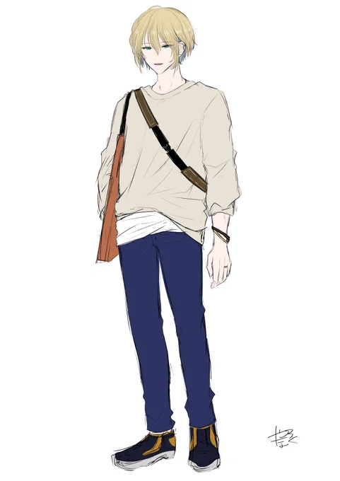 国際学部組のお出かけスタイル#さく賢#礼宙#創作BL 