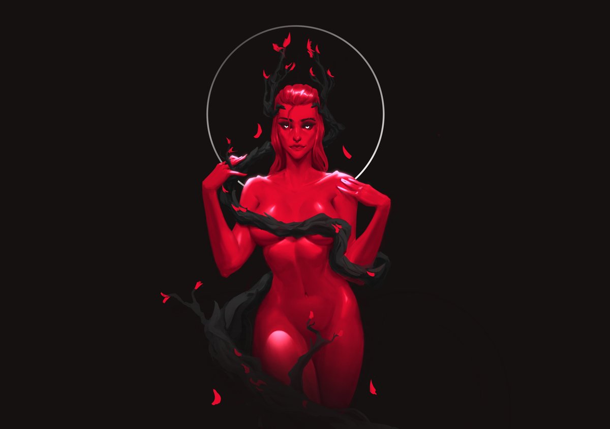 itsartperson's tweet photo. Hemlo #portfolioday It is I - the red man doing red things wearing red and breating red. https://t.co/XYsClhJpF4