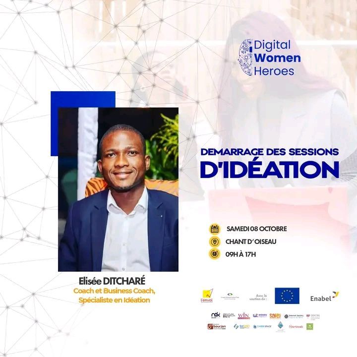 CynthiaAyetolou's tweet photo. 😍 seance d’idéation du #digitalwomenheroes. C'était juste Waouh 🤩
#digitalwomenheroes #lenvol #GDSCUAC #enabel #google #numerique #entrepreunariatnumerique #entrepreunariatfeminin #wasexo #digital #skills #waseho #team #temoignage https://t.co/vIAd5yGCkC