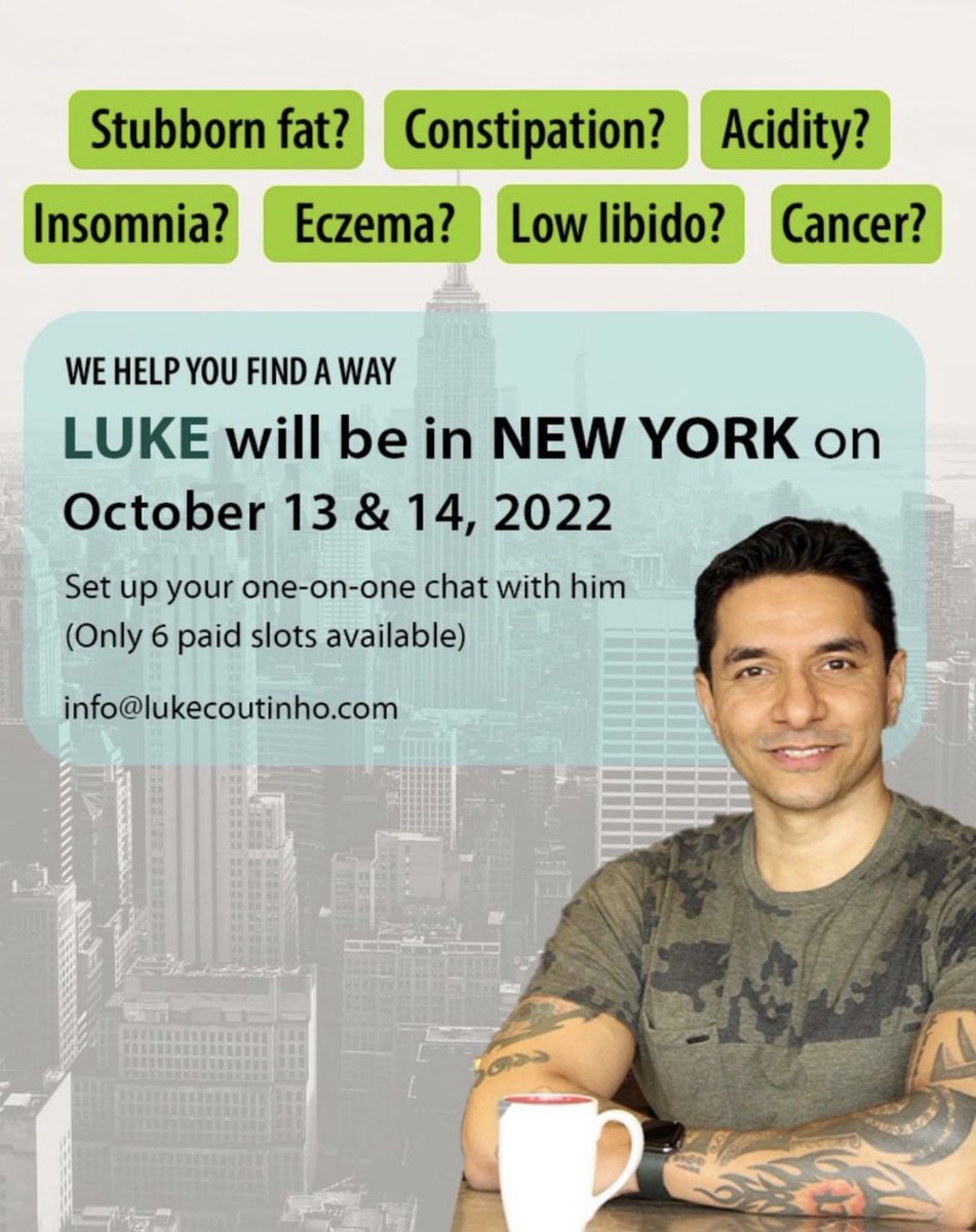 LukeCoutinho17's tweet photo. New York are you ready?
#health #wellness #usa #america #travel #lifestyle #heal #wellnese https://t.co/fqAvY3g7qK
