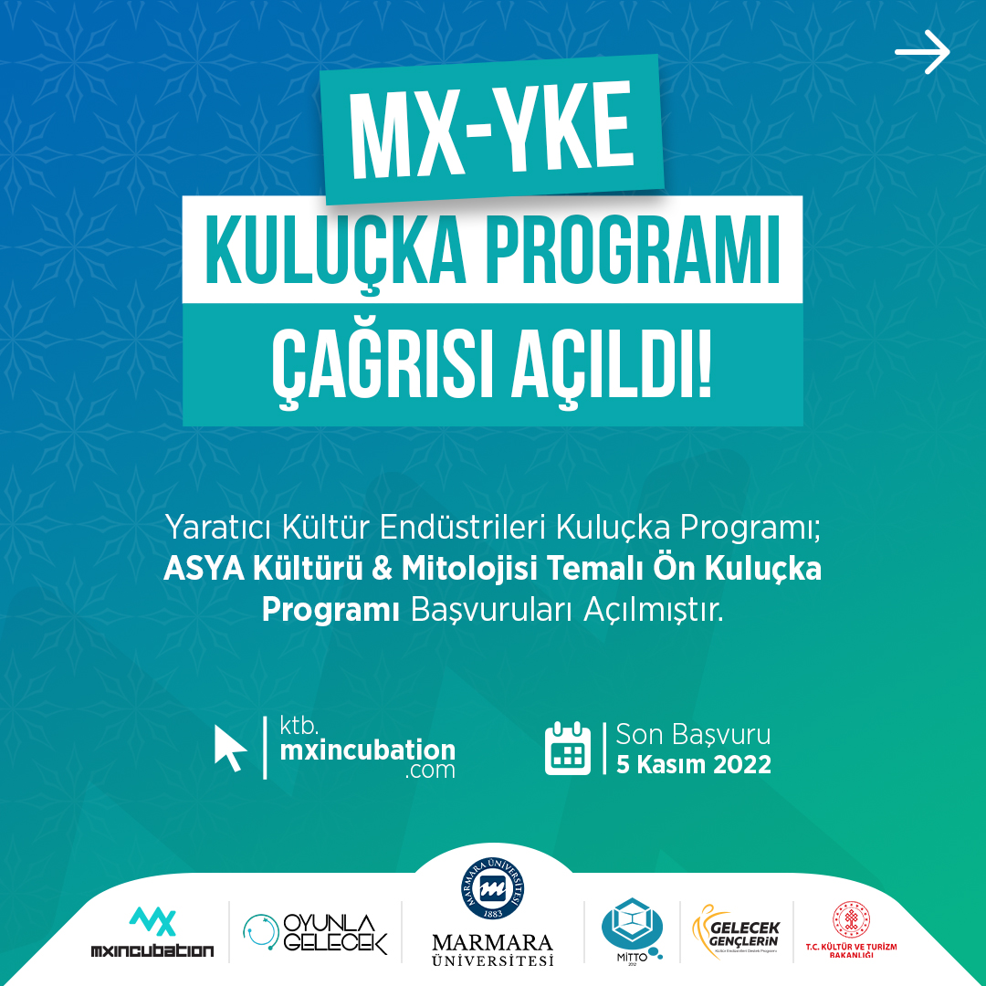 mxstartup_mx's tweet photo. Mxincubation Yaratıcı Kültür Endüstrileri Ön Kuluçka Programı Başvuruya açılmıştır.

Asya Mitolojisi ve Tarihi temalı Dijital Girişimcilik projelerinin kabul edileceği bu programa belirtilen linkten ulaşabilirsiniz.

Başvuru için: https://t.co/iVMs5yO2Rv https://t.co/ZjRc4pG7Hu