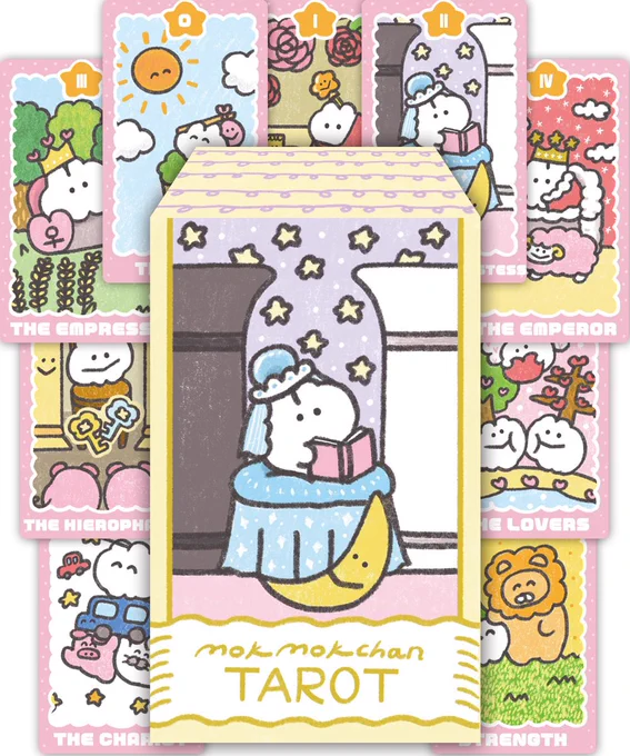⭐️タロットカードがでたよ⭐️
ルナファクトリーさんから
タロットカードがでました🎉
78枚全ての絵柄が書き下ろし!!!
なでウサい〜〜〜っぱい描いたのでぜひみてほしいです🥹🙏💕(たまにアザラシとかほかのお友達おるよ🐰)

くわしくはこちらから🌙↓
https://t.co/VBrqaxcuB6 