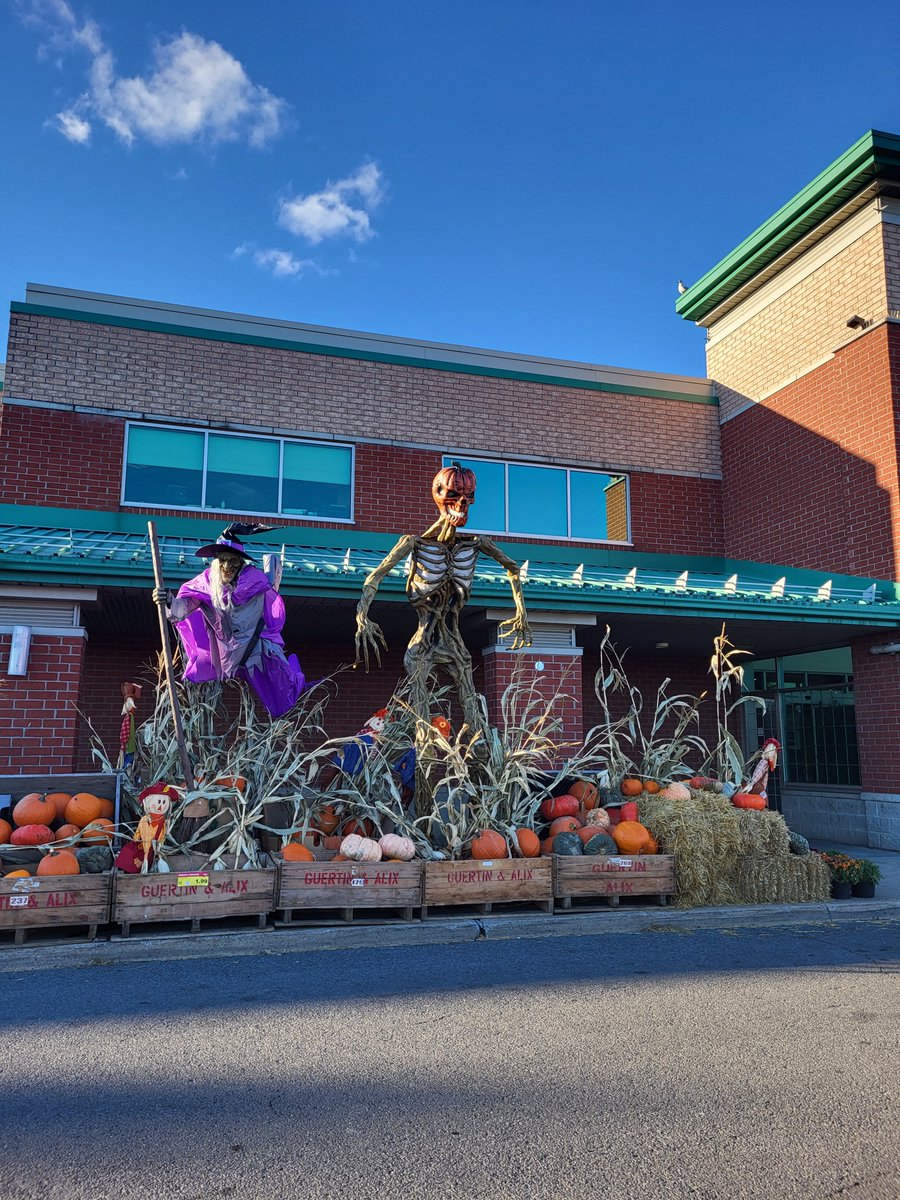 My local IGA is into Halloween it seems 👻 Definitely made grocery shopping more enjoyable 🎃 #spooky #halloween