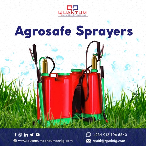 QuantumGroupNig's tweet photo. With the recent growth in the agricultural sector, in an attempt to add their quarter in improving agricultural production Quantum Consumer Products offers the best of Agro Sprayer.
#quantumpackaging #quantumgroup
#packaging #customersatisfaction #meetcustomerneeds #highquality https://t.co/YdjOaVeBuB