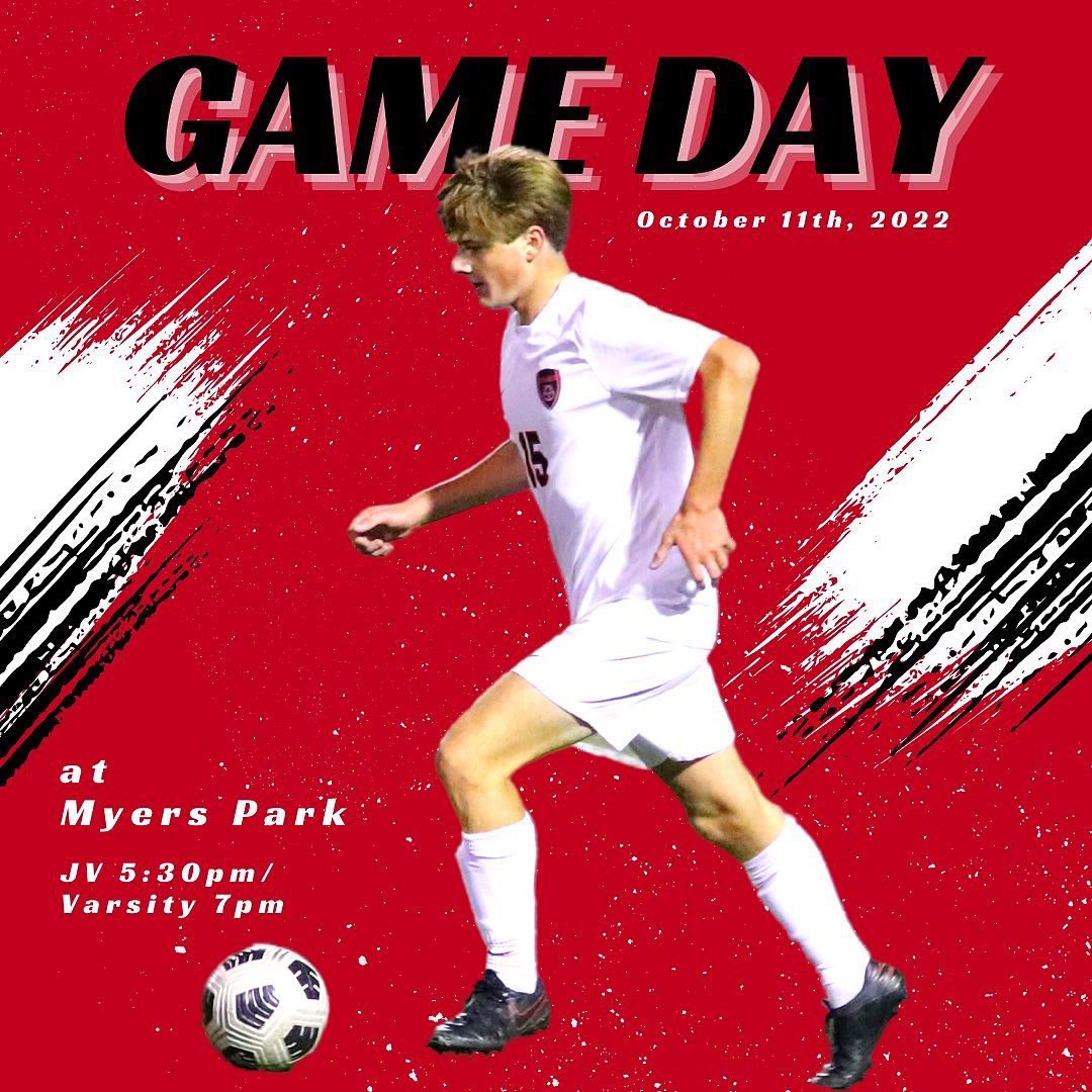 💥 GAME DAY💥
vs. Myers Park 
 
⏰JV 5:30pm
⏰Varsity 7:00pm

🎟 Tickets: myersparkathleticzone.com/event-tickets

#allin #nothingchanges #lossabres #letsgo #cleareyesfullheartscantlose #initforeachother #southside 

@SM_Sabres <a href="/SMHSSabres/">South Mecklenburg HS</a> <a href="/langstonwertzjr/">Langston Wertz Jr.</a> <a href="/SoccerReelz/">Soccer (Sportsreelz)</a>