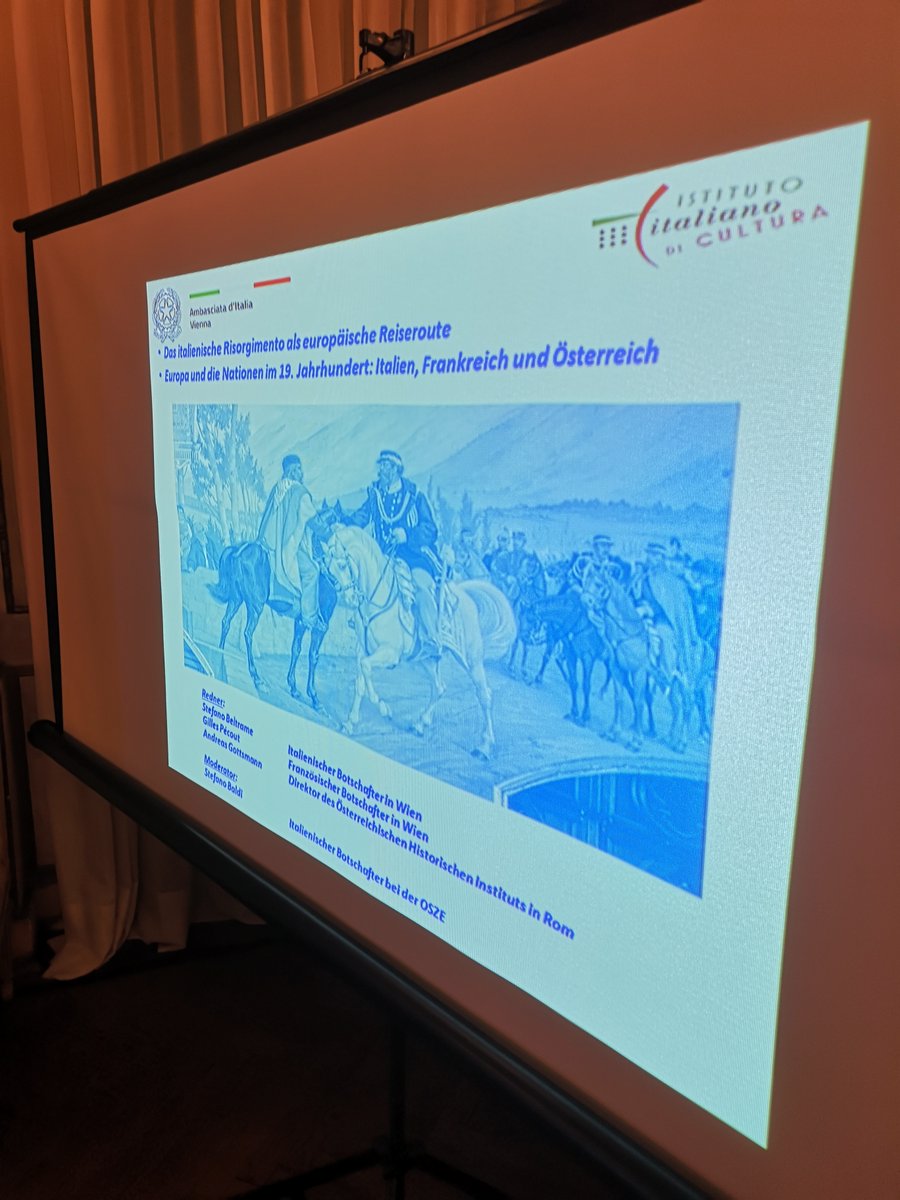ItalyinAustria's tweet photo. ๐ฆ๐น@StefanoBeltram9, @GillesPecout und Andreas Gottsmann sprachen gestern im Palazzo Metternich im Rahmen der Konferenz 'Das italienische Risorgimento als europรคische Reiseroute', moderiert von @diplosor.
@France_Autriche
@ItalyatOSCE
@ItalyMFA_int https://t.co/5ivVRlgmcV