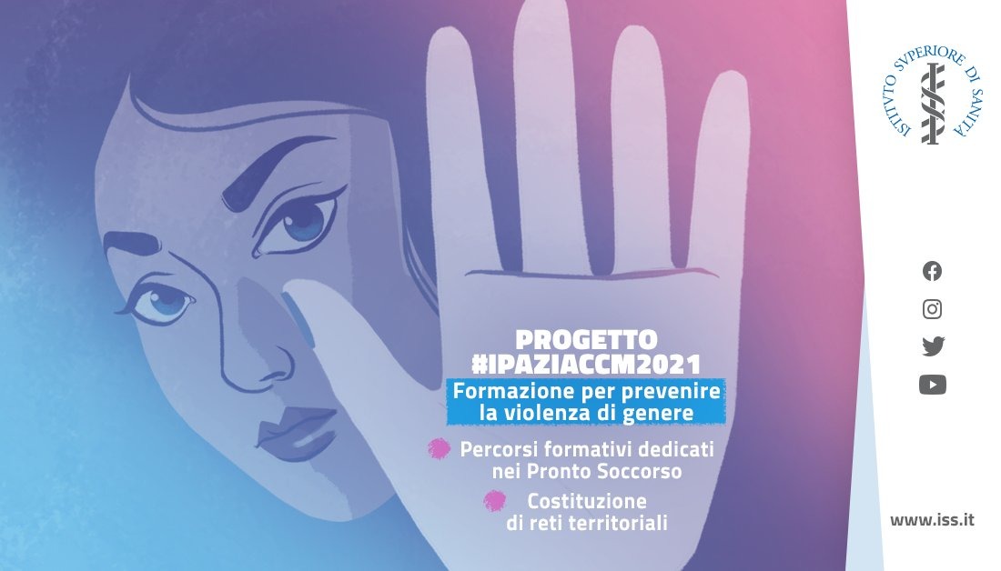 ♀️ #Violenza su #donne e #minori, attivo il Corso FAD su strategie di prevenzione per operatrici e operatori della salute

📚il corso, gratuito, è parte del progetto #IpaziaCCM2021
✍️hai tempo fino al 13 dicembre per iscriverti tramite piattaforma EDUISS👇
bit.ly/Ipazia_CorsoFAD