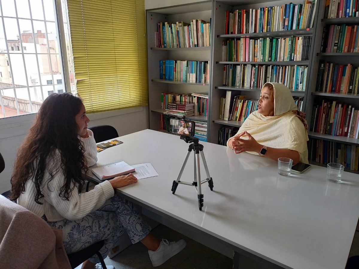 🇪🇭Ahir vam entrevistar Nazha El Khalidi (<a href="/ElkhalidiNazha/">elkhalidi Nazha</a>), periodista i activista dels territoris ocupats del #SàharaOccidental, qui va compartir-nos la feina que fa junt amb <a href="/Equipe_Media/">Equipe Media</a> per trencar el bloqueig informatiu imposat pel govern marroquí. 

🎥Disponible molt aviat.