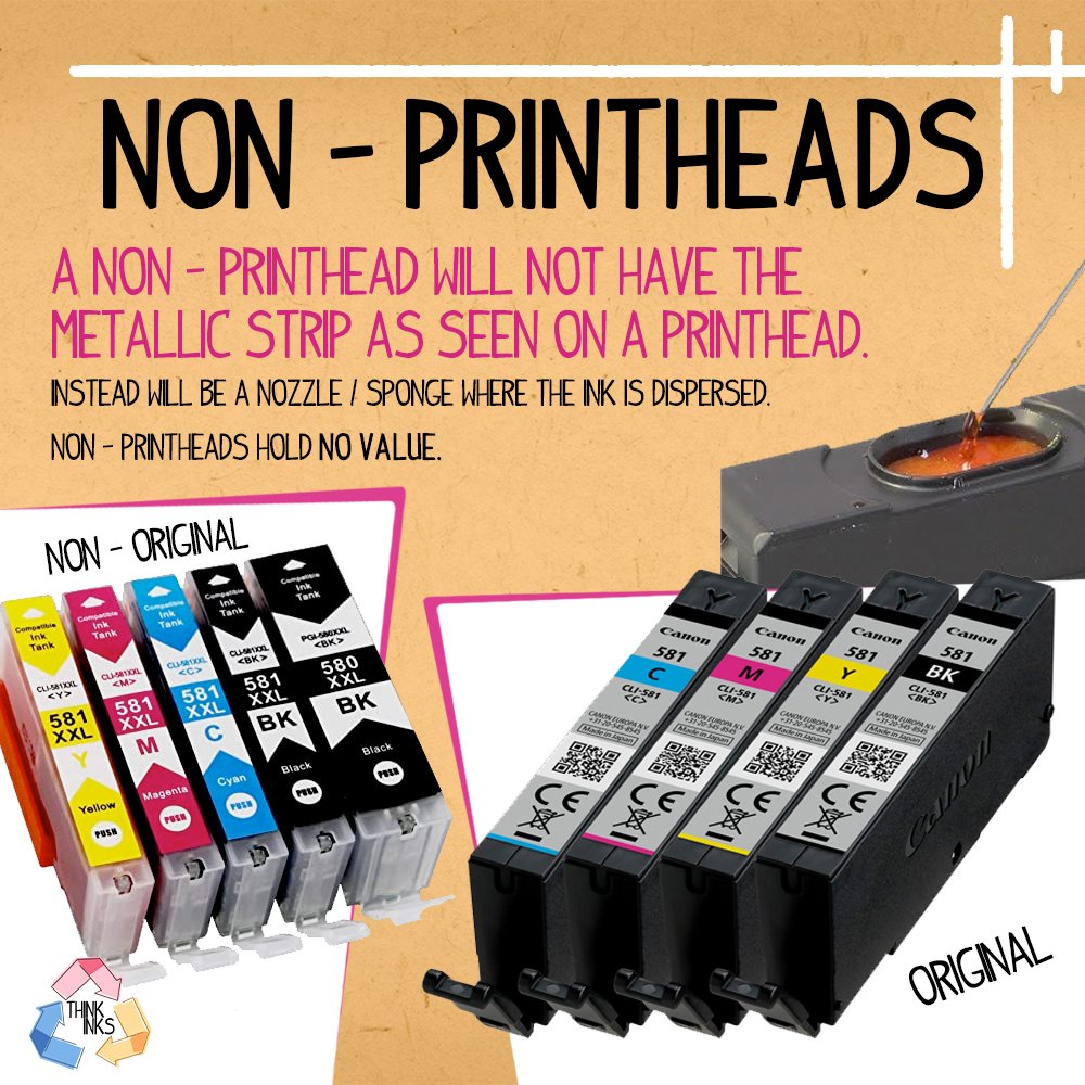 NgateDereham's tweet photo. Our first scheme in #RecycleWeek2022 is with @ThinkInksUK.We can recycle ink cartridges and print heads and have boxes at Northgate, @DSFC1, Nationwide + Sowerbys in Dereham. @NgateCouncil gets money for recycling the print heads (Canon + HP). So please start collecting! #recycle https://t.co/hF7k642F48