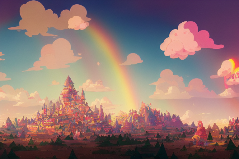 The Advent of White Light was special this year, as there was a rainbow going into the skies right next to city of Dolonde. 

#Harshmallows #NFT #WhiteList #NFTCommunity #Web3 #NFTart