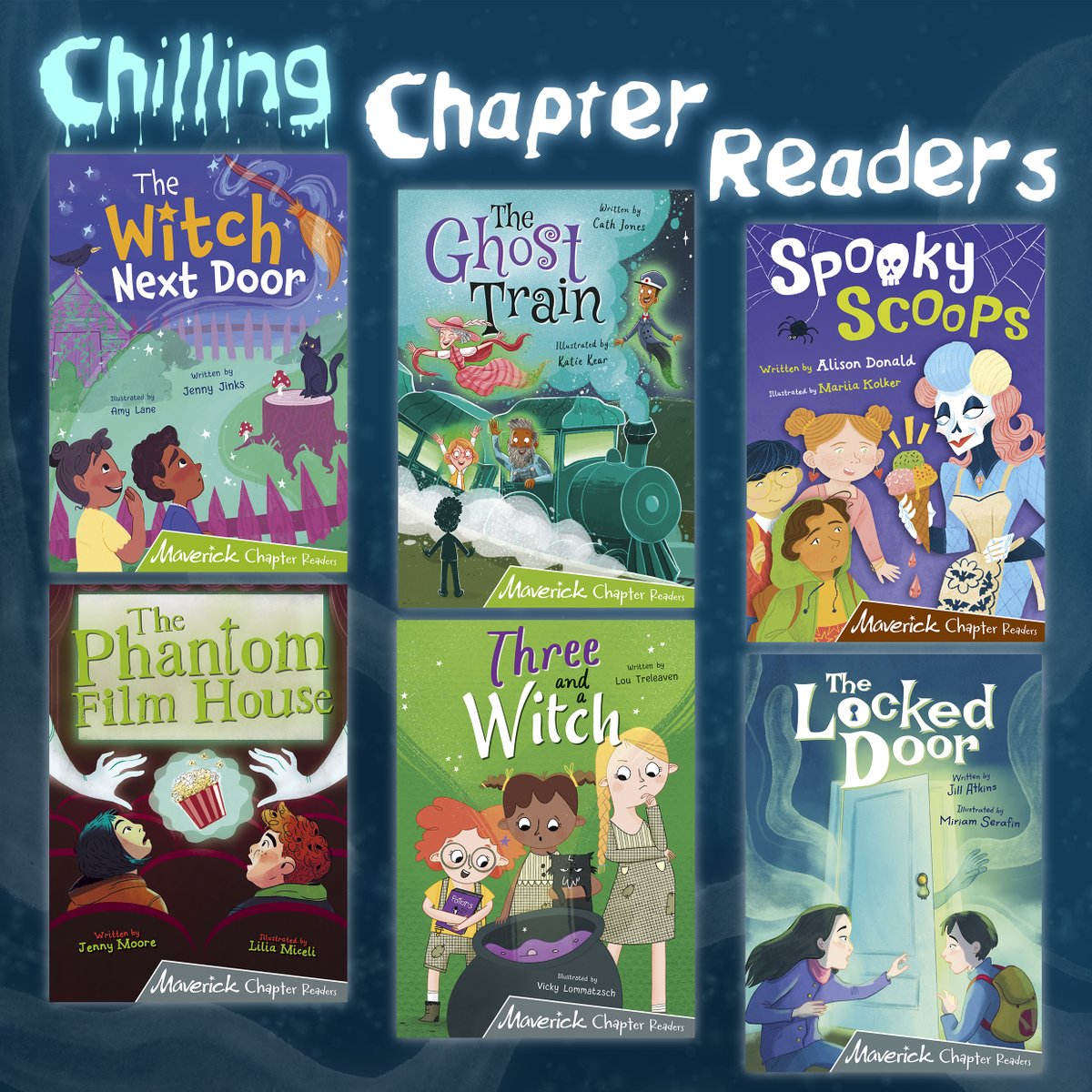 Joining in with the spooky season, here come some chilling Chapter Readers! 👻

Take a look at our other titles on our website: bit.ly/3ClAwW3
Order at: hive.co.uk

#chapterreaders #learntoread #educational #childrensbooks #Halloween2022 #halloween