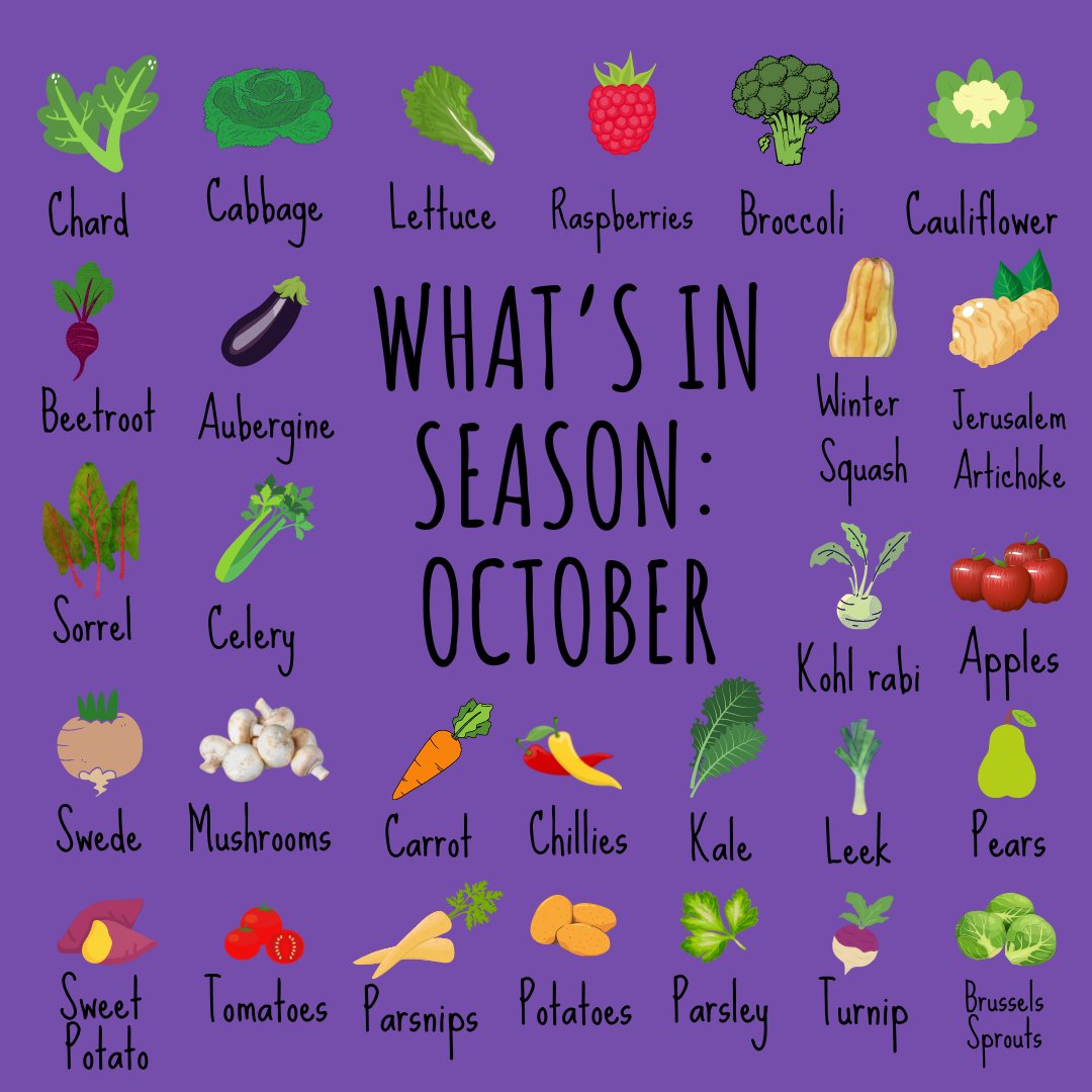 Eating seasonal in London this October.

These veggies are in season now!

@RoehamptonSU @UoR_LifeScience @WandsworthFP @sosukcharity @Capital_Growth @RoehamptonUni @sportroehampton @RoeRightNow  

#foodmiles #climatefriendlyfood #locallygrown #roehampton #wandsworth #london