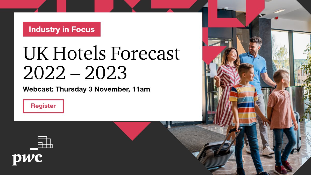 PwC UK (@pwc_uk) on Twitter photo We are pleased to announce <a href="/bespokehotels/">Bespoke Hotels</a> CEO #ThomasGreenall will join us for our UK #HotelsForecast 2022-2023 live webcast on 3rd November. Thomas and our team will share views on the sector and current market trends. Register here: bit.ly/3EpDKu9 #IndustryInFocus We are pleased to announce <a href="/bespokehotels/">Bespoke Hotels</a> CEO #ThomasGreenall will join us for our UK #HotelsForecast 2022-2023 live webcast on 3rd November. Thomas and our team will share views on the sector and current market trends. Register here: bit.ly/3EpDKu9 #IndustryInFocus