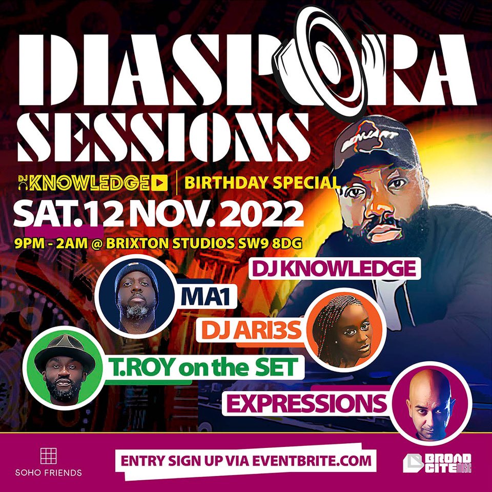 1st release tickets sold out. Limited 2nd release available 🔊❤️…

eventbrite.co.uk/e/diaspora-ses…