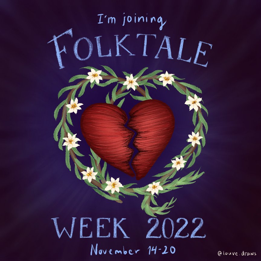 Happy #PortfolioDay! I'm Louise, a game art teacher and illustrator in my free time. I host #Folktaleweek every year and like to draw magical people and objects. I occasionally take commissions 🍄 RT if you like my stuff in your TL!