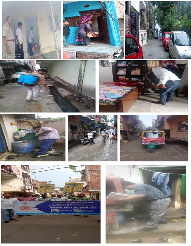 Glimpses of today's 11-10-2022 work activity for the prevention and control of vector-borne diseases in the central Zone Lajpat Nagar. #stopdengueweworktogether @iasdanishashraf @MCD_Delhi @MoHFW_INDIA @WHO @WHOSEARO