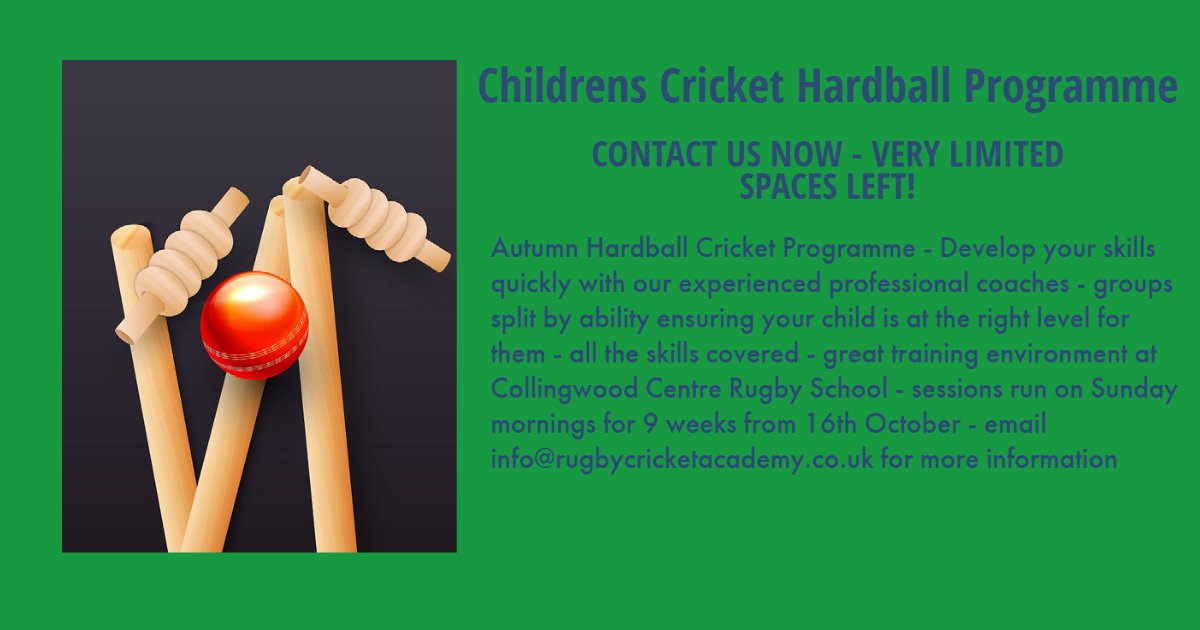 Rugby Cricket Academy tweet media