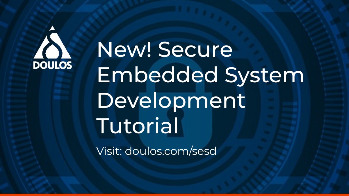 New KnowHow tutorial: Development of a Secure Small Embedded System - Getting Started 

Creating a secure embedded system for first time is daunting! This article is intended as a tutorial to help you get started... doulos.com/knowhow/arm-em…
#IoTSecurity #IoTSF #PSACertified