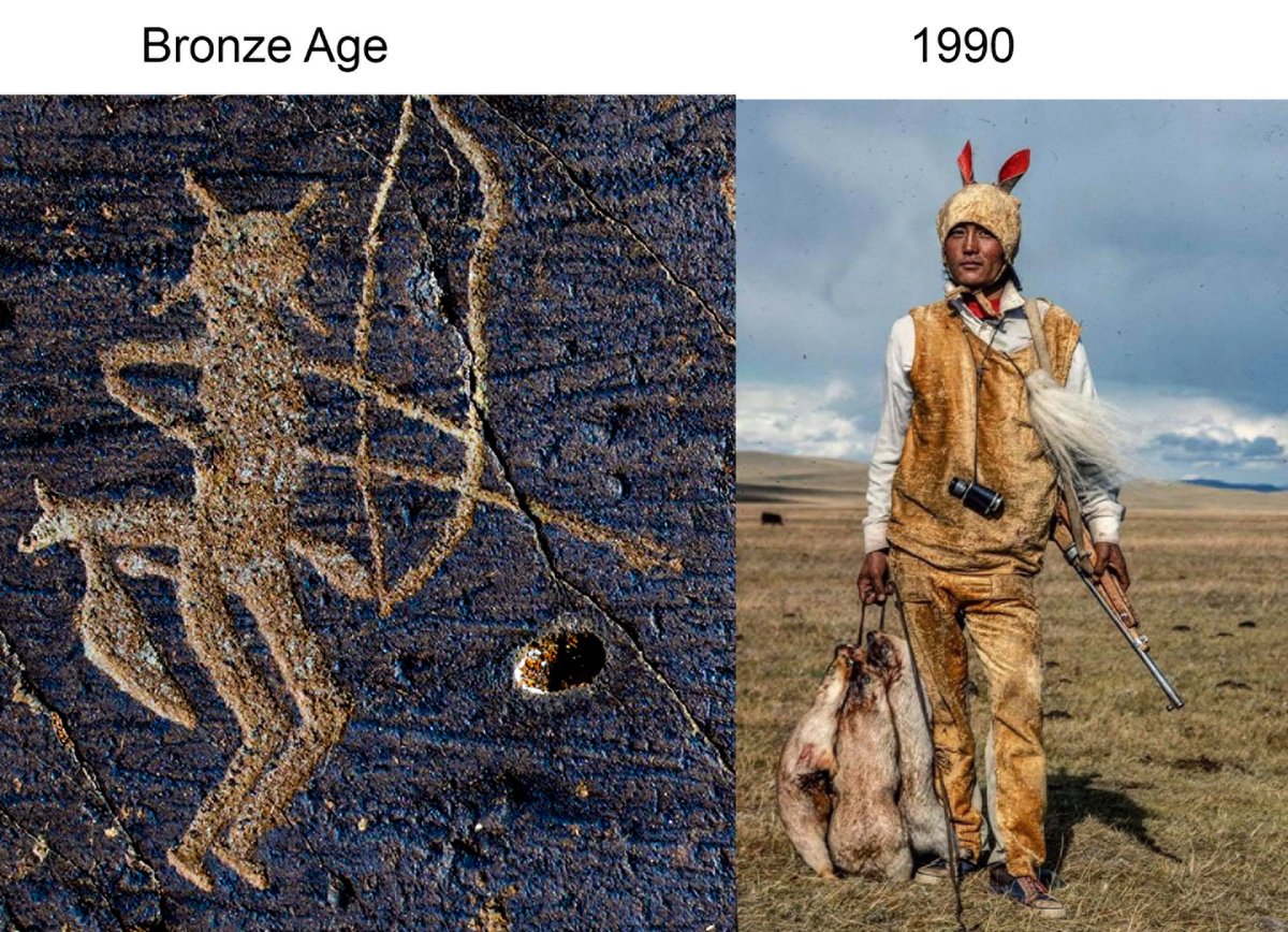 MAPSS (@mapss_project) on Twitter photo A hunter of different historical times. Rock art in the Mongolian Altai and Mongolia hunter 1990s. <a href="/MPI_GEA/">MPI-GEA Jena</a> <a href="/ArcadiaFund/">Arcadia Fund</a> A hunter of different historical times. Rock art in the Mongolian Altai and Mongolia hunter 1990s. <a href="/MPI_GEA/">MPI-GEA Jena</a> <a href="/ArcadiaFund/">Arcadia Fund</a>