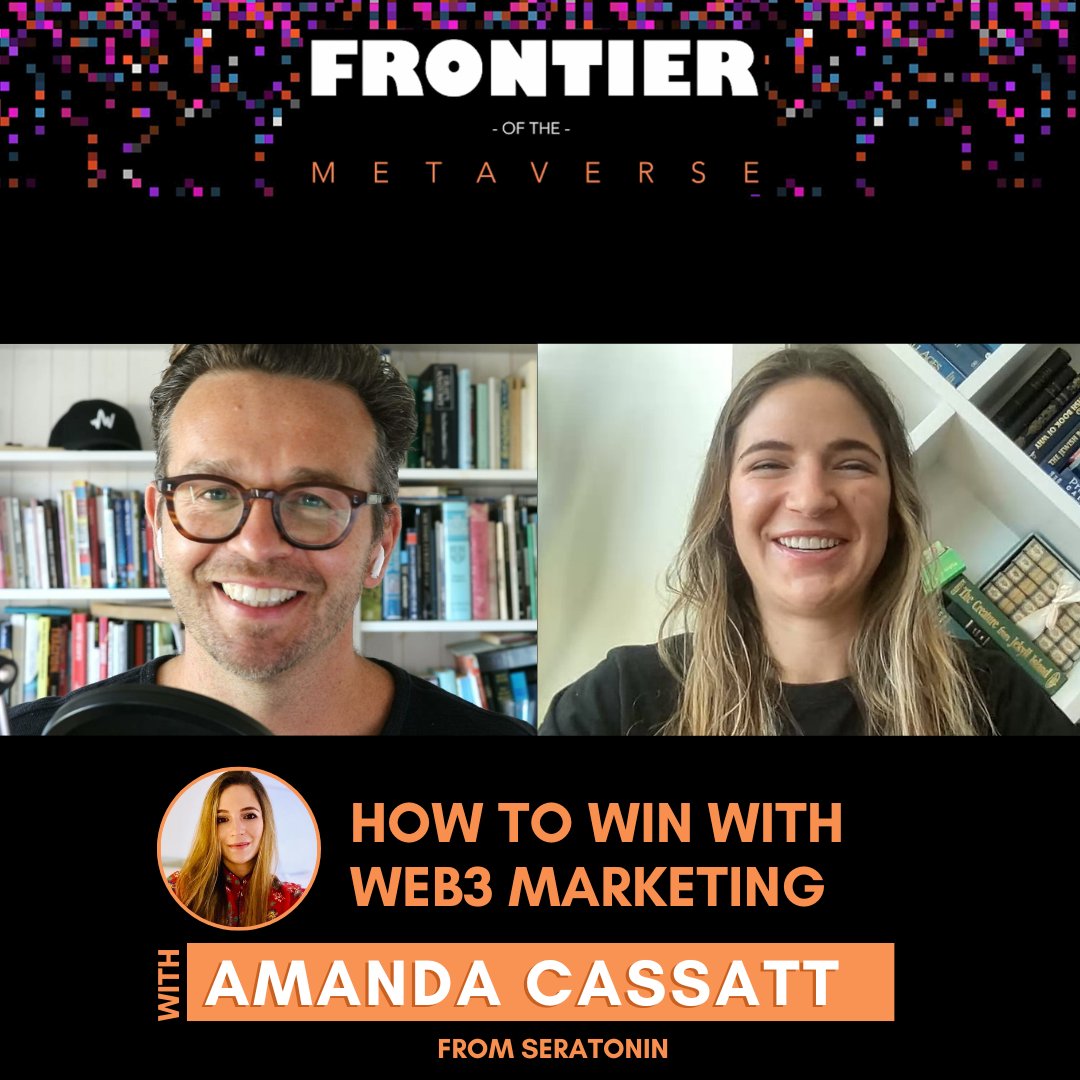 howardvk's tweet photo. How is Marketing in Web3 different vs Web2? 

So much fun talking to @amandacassatt from @serotonin_hq about Web3 marketing lessons helping grow top projects inc @gmoneyNFT @proof_xyz &amp; more

Check it out👇
Listen on Apple: https://t.co/G0wOeUrzAW
Spotify: https://t.co/G0nbh6PKKy https://t.co/NmegT9WtRU