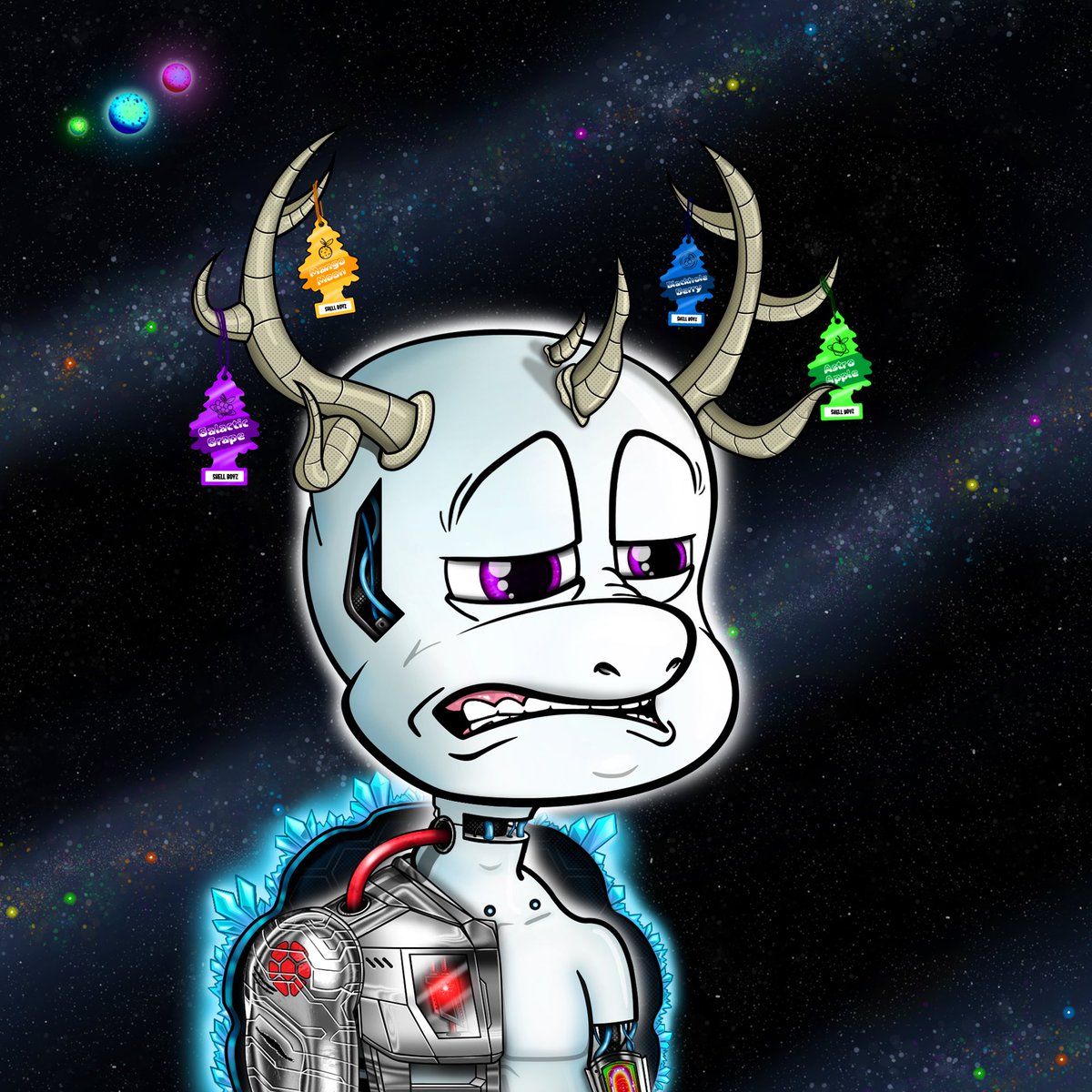 CryptoBingo_'s tweet image. Just picked up these 2 @ShellBoyzNFT ranks 16 and 68, both 0.89 Sol 🔥🔥 

Artwork on these are insane! My favourite NFT artwork by far! Right up my street 🤪