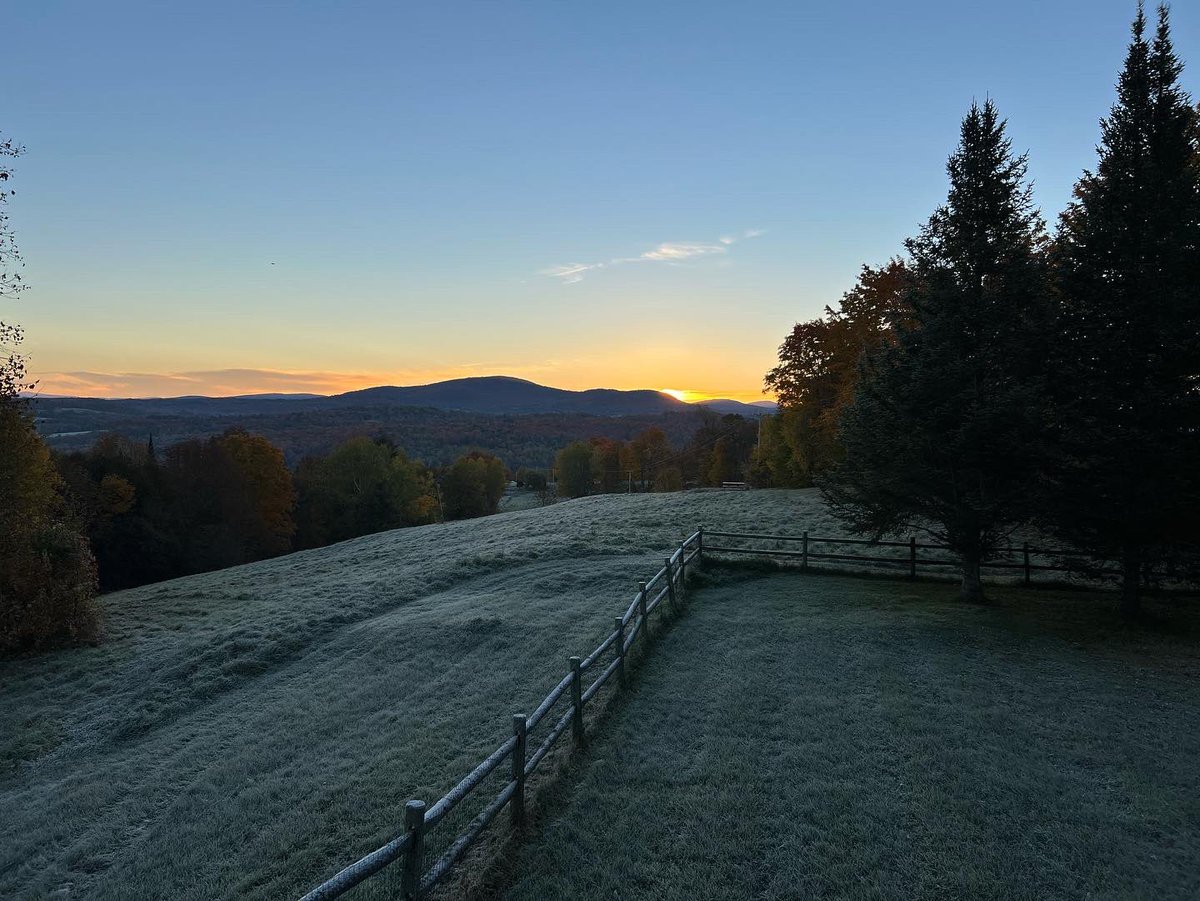 Frosty Fall First Light #NEK #VT