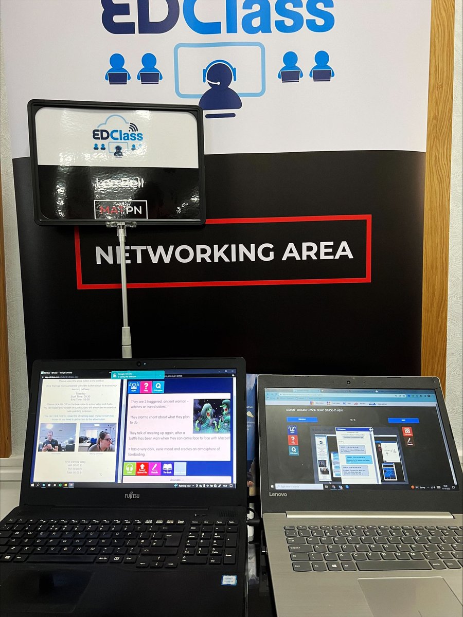 EDClass has arrived at the Multi Academy Trust Partnership Network and is all set up ready to speak and connect with others.

#MATPN #events #multiacademytrusts