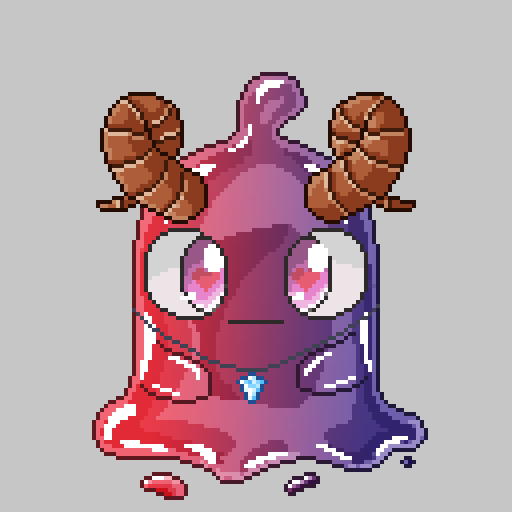 Meet Buck!

In order to avoid getting in the way of his horns, Buck often spends time outside. As a young Hornate, he has heavy horns that make it difficult for him to maintain a straight posture and bumps into everything and causes havoc. 

#nfts #nft #nftart #slimefrenz