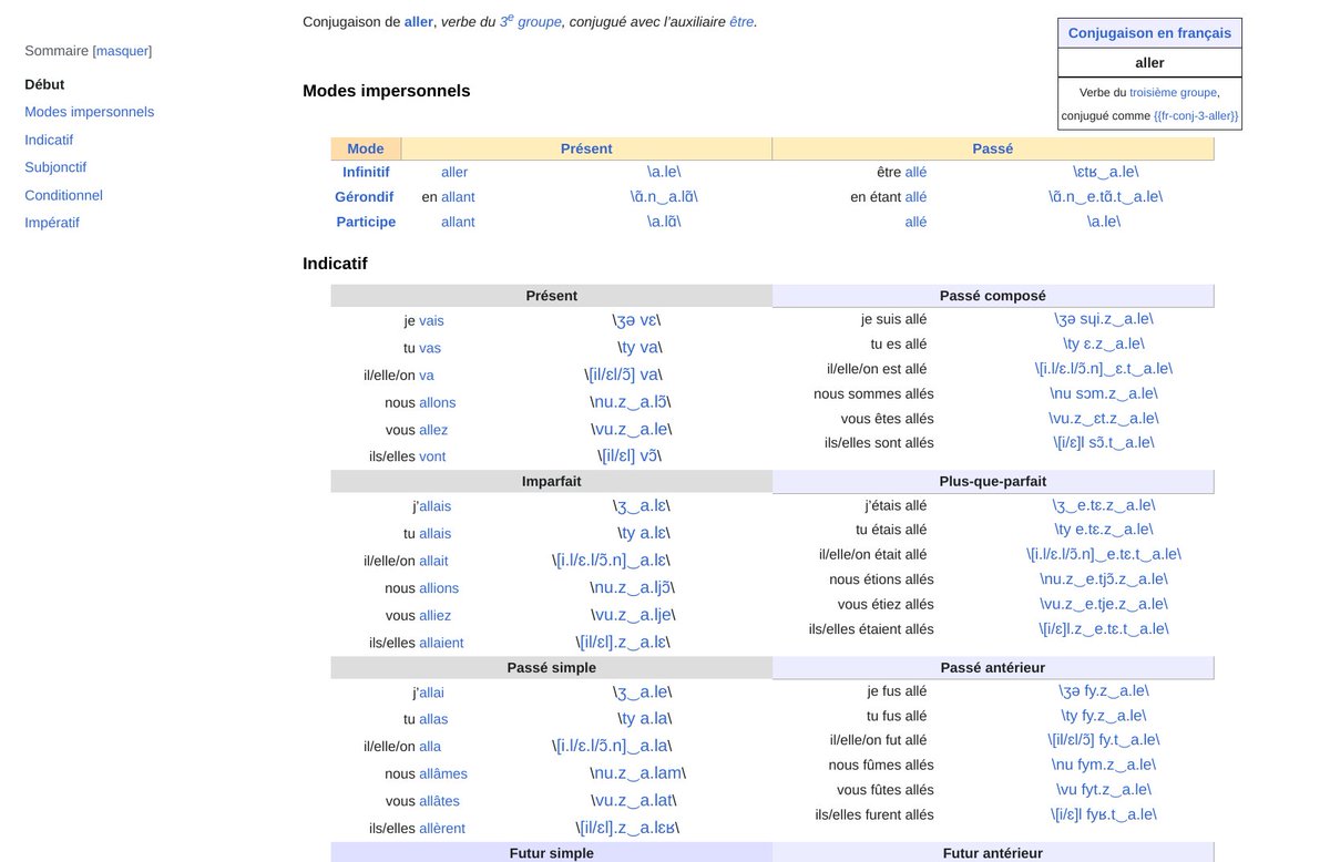 Le saviez-vous ? Pour vérifier la conjugaison d'un verbe, on peut faire autrement que se retrouver sur les sites des médias (gratuit mais avec pubs et cookies). On peut consulter le dictionnaire libre <a href="/Wiktionnaire/">Le Wiktionnaire</a> (préférable notamment en usage scolaire).
fr.wiktionary.org/wiki/Cat%C3%A9…