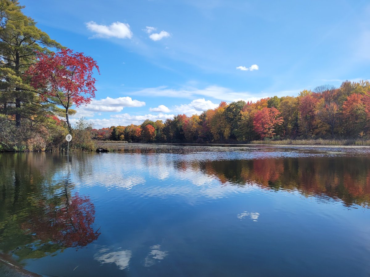 It was a perfect weekend for fishing and enjoying the fall colours. Life is always better on the water.