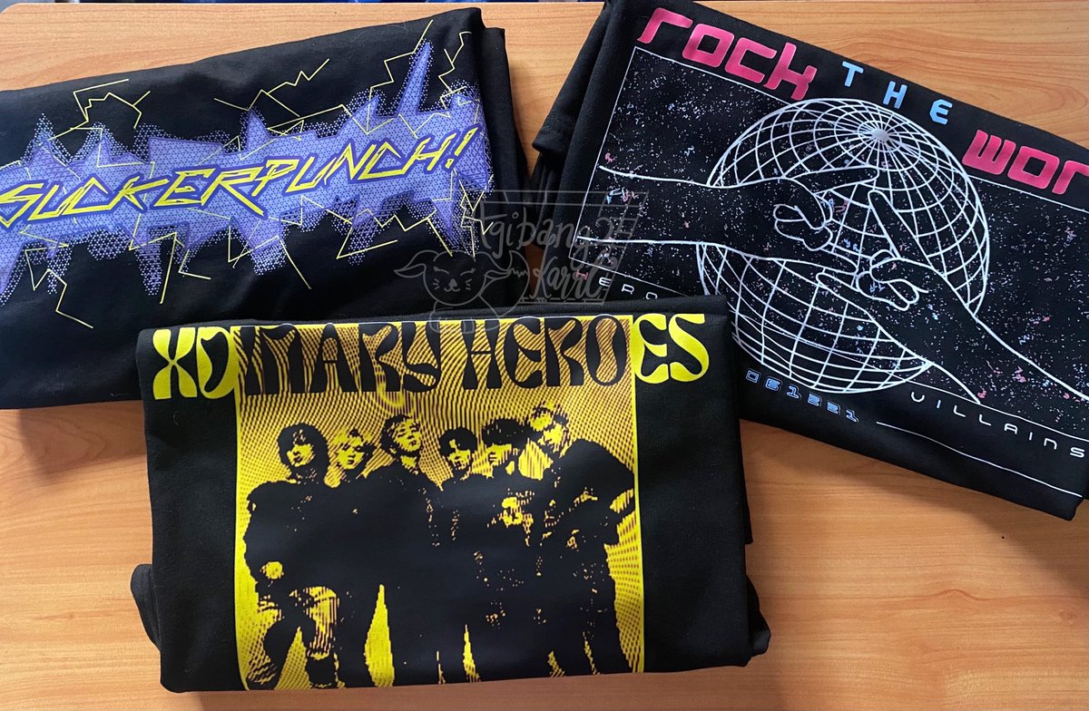 agibangkarrt's tweet photo. the shirts are finally here!! 🧸♡

lmk if anyone's interested >< 

🏷wts lfb ph xh xdinary heroes https://t.co/n1Mmi8VdR5