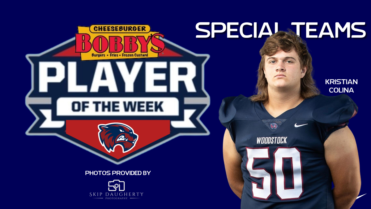 WoodstockFtball's tweet photo. WEEK 7 vs. ALLATOONA

𝙎𝙋𝙀𝘾𝙄𝘼𝙇 𝙏𝙀𝘼𝙈𝙎 𝙋𝙇𝘼𝙔𝙀𝙍 𝙊𝙁 𝙏𝙃𝙀 𝙒𝙀𝙀𝙆
presented by @CBobbys https://t.co/ei4htKokIg